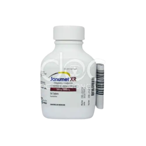 Janumet XR (Metformin + Sitagliptin) 50/1000mg Tablet 56s (Bottle)