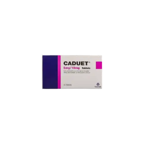 Caduet (Amlodipine + Atorvastatin) 5mg/10mg Tablet 10s (Strip)
