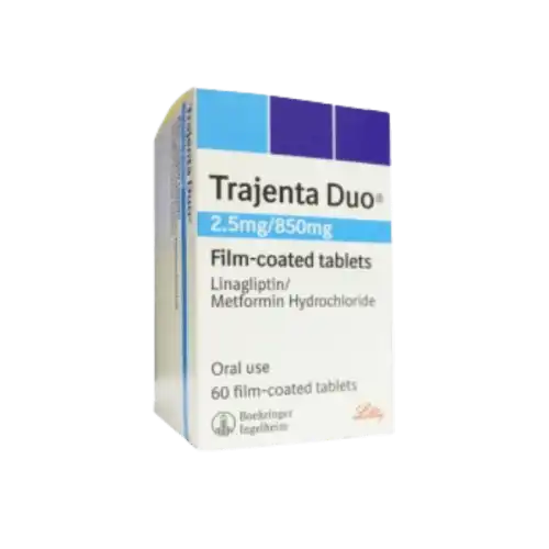 Trajenta Duo (Linagliptin + Metformin) 2.5/850mg Tablet 60s (Box)