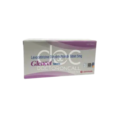 Glencet (Levocetirizine) 5mg Tablet 10s (Strip)