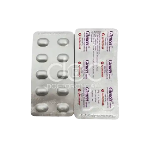 Glencet (Levocetirizine) 5mg Tablet 10s (Strip)