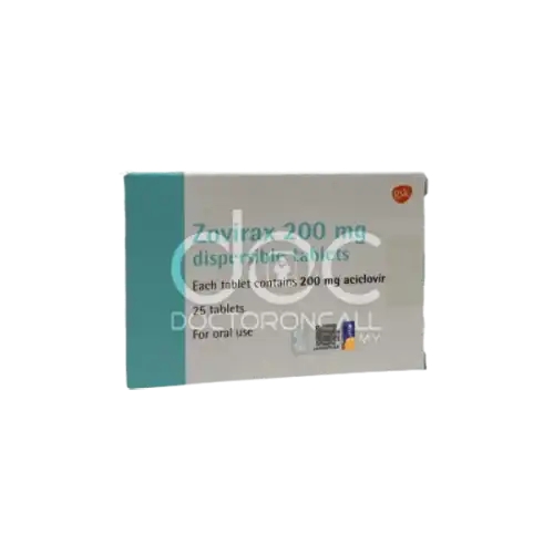 Zovirax 200mg Tablet 25s (Box)