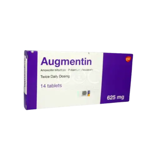 Augmentin (Amoxycillin + Potassium Clavulanate) 625mg Tablet 10s (Strip)