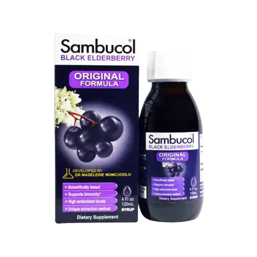 Sambucol Black Elderberry Original Syrup 120ml