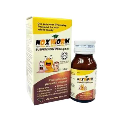 Noxworm 200mg/5ml Suspension (chocolate) 10ml