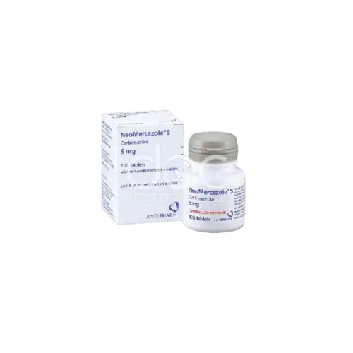 Neo-Mercazole (Carbimazole) 5mg Tablet 100s (Bottle)