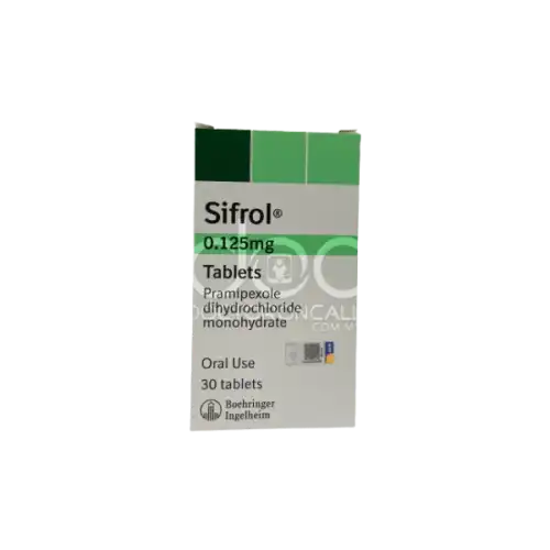 Sifrol 0.125mg Tablet 30s (Box)