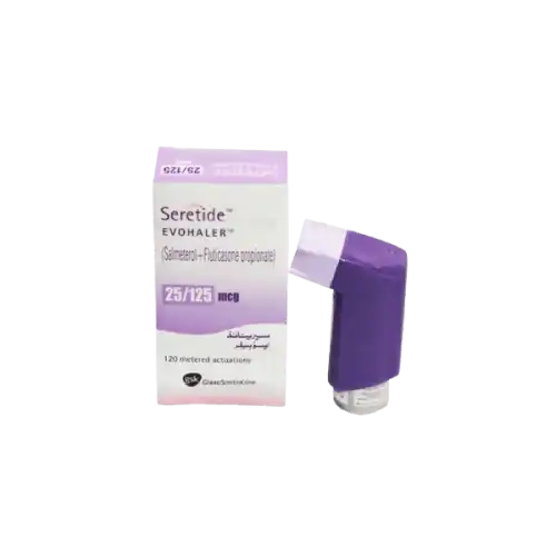 Seretide (Fluticasone Propionate + Salmeterol) 25/125mcg Evohaler 120 Doses
