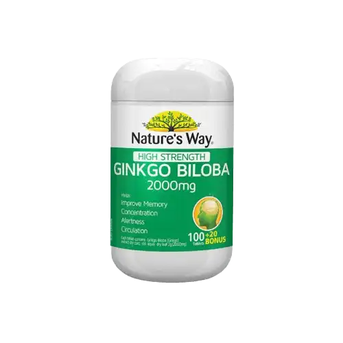 Nature's Way Ginkgo Biloba 2000mg Tablet 100s
