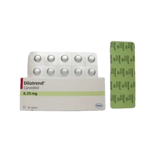 Dilatrend (Carvedilol) 6.25mg Tablet 100s (Box)