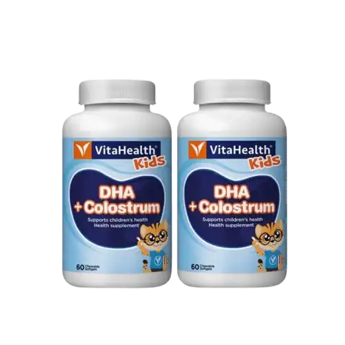 VitaHealth DHA Plus Colostrum Chewable Tablet 60s x2
