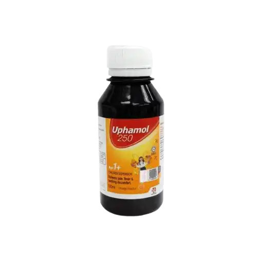 Uphamol 250mg Orange Suspension 60ml