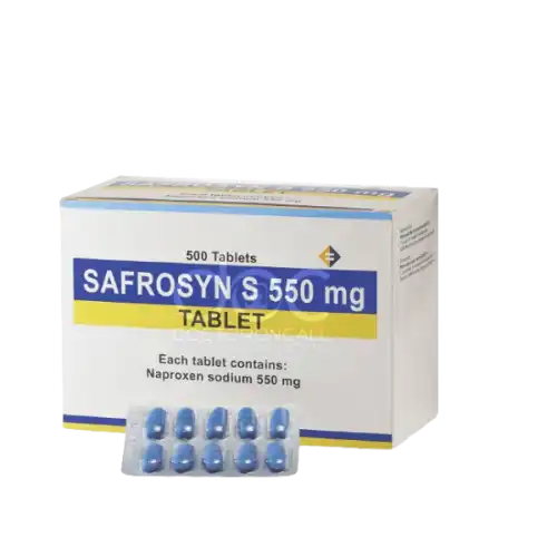 Pharmaniaga Safrosyn S (Naproxen Sodium) 550mg Tablet 10s (Strip)