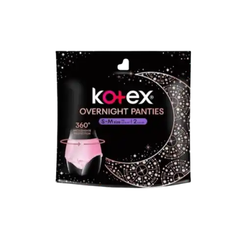 Kotex Overnight Panties (Small/Medium) 2s