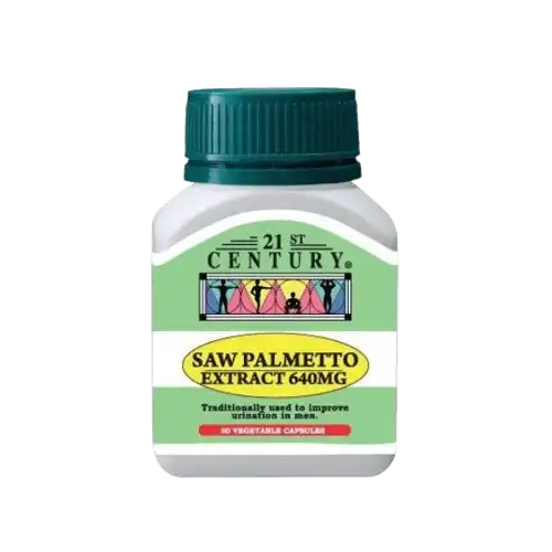 21st Century Saw Palmetto Extract 640mg Capsule 30s