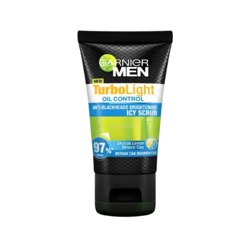 Garnier Men Turbo Light Oil Control Icy Scrub 100ml