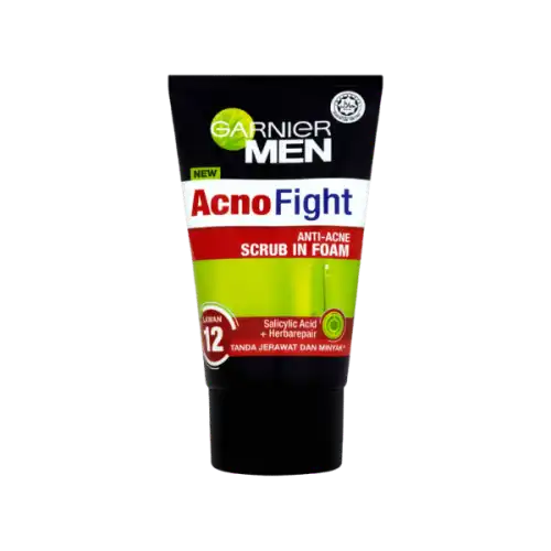 Garnier Men Acno Fight Anti-Acne Scrub in Foam 100ml