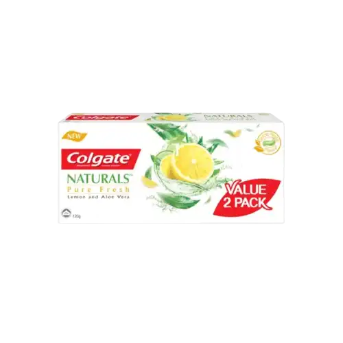 Colgate Naturals Pure Fresh Lemon Toothpaste 120g