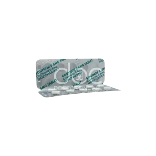 Goutnor (Colchicine) 600mcg Tablet 10s (Strip)