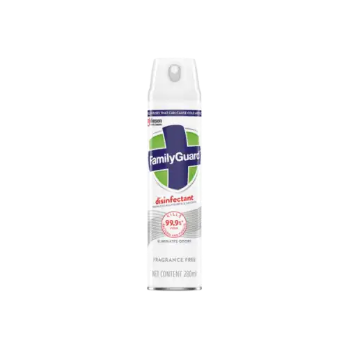 Family Guard Fragrance Free Disinfectant Spray 280ml