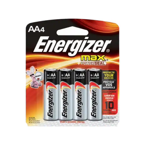 Energizer AA Max + Power Seal Alkaline Battery 2s