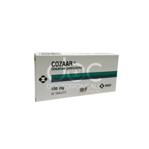 Cozaar (Hydrochlorothiazide + Losartan) 100mg Tablet 10s (Strip)