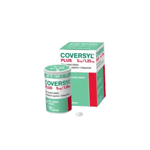 Coversyl Plus (Indapamide + Perindopril) 5/1.25mg Tablet 30s (Box)