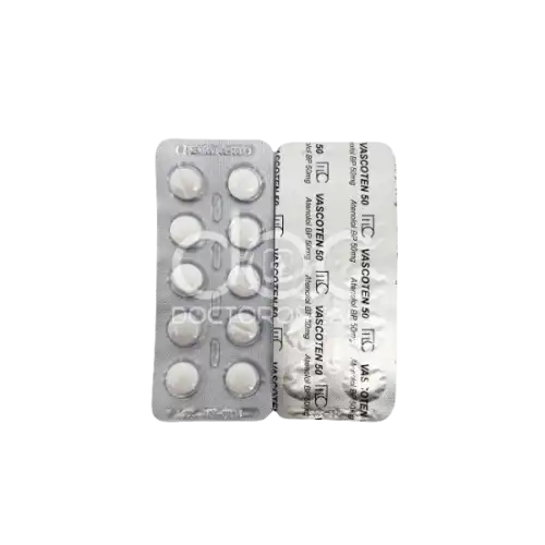 Vascoten (Atenolol) 50mg Tablet 10s (Strip)