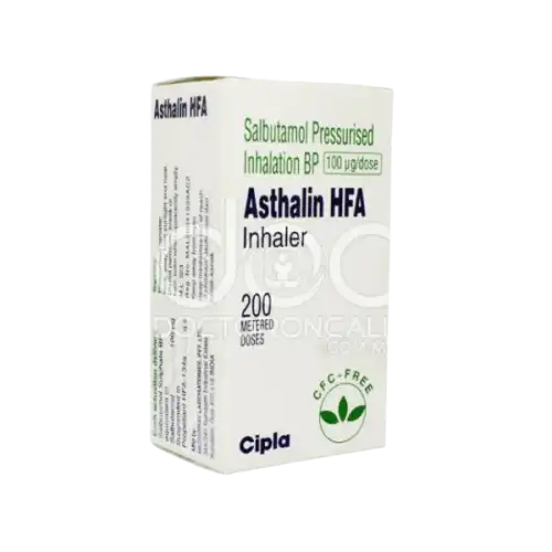 Cipla Asthalin HFA (Salbutamol) 100mcg Metered Dose Inhaler 200 Doses