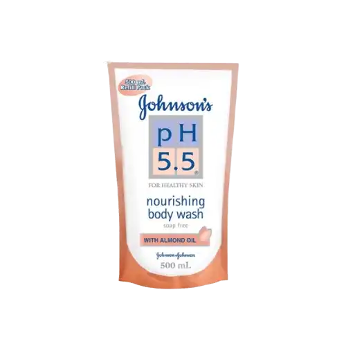 Johnson's pH5.5 Nourishing Body Wash with Almond Oil 1L FOC 250ml