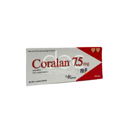 Coralan (Ivabradine) 7.5mg Tablet 56s (Box)