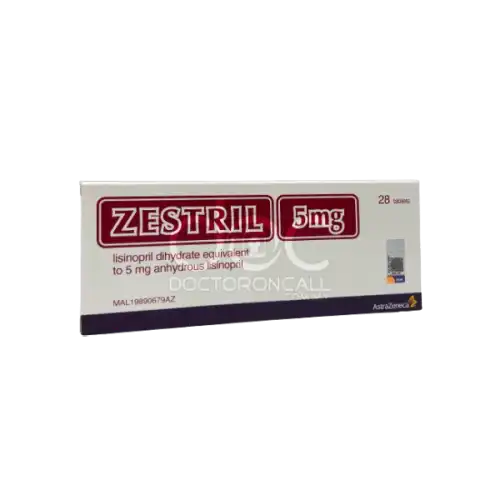 Zestril (Lisinopril) 5mg Tablet 14s (Strip)