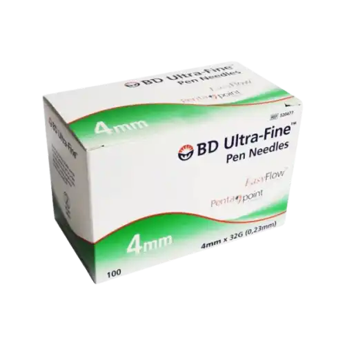 BD Ultra Fine 32G (4mm) Pen Needles 100s