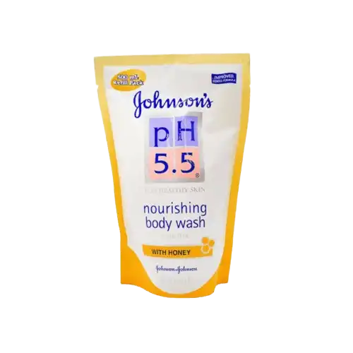 Johnson's pH5.5 Nourishing Body Wash with Honey 1L FOC 250ml