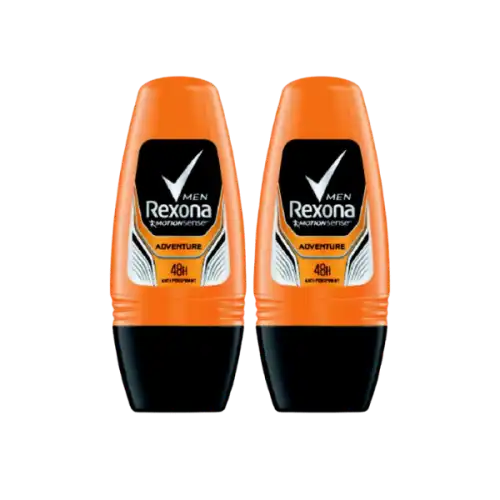 Rexona Men Roll On - Adventure 50mlx2 (Twin Pack)