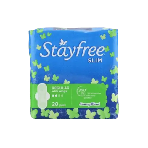 Stayfree Slim With Wings Pads 10s