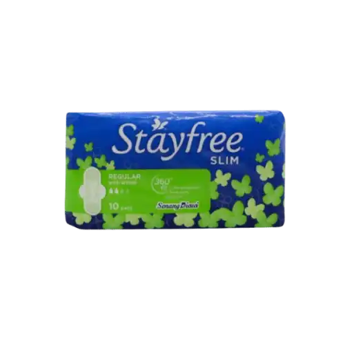 Stayfree Slim With Wings Pads 10s