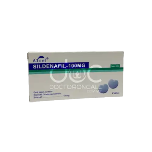 Axcel Sildenafil 100mg Tablet 4s (Box)