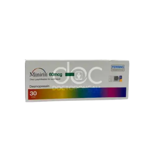 Minirin (Desmopressin) 60mcg Oral Lyophilisate 30s (Box)