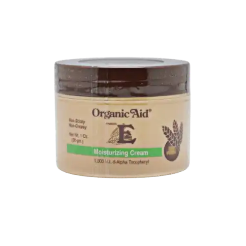 Organic Aid Vit E Moisturizing Cream 1 Oz (28.3g)