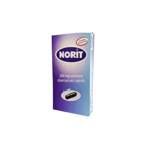 Norit 200mg (Activated Charcoal) Capsule 15s