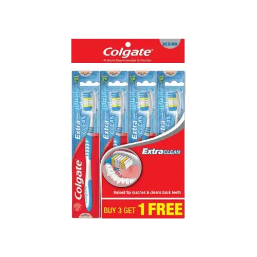 Colgate Extra Clean (Medium) Toothbrush 1's