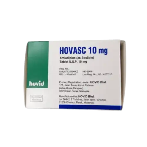 Hovid Hovasc (Amlodipine) 10mg Tablet 100s (Box)