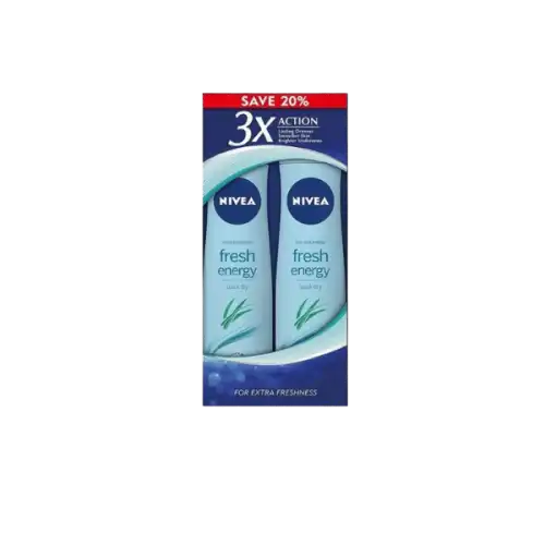 Nivea (Women) Energy Fresh Body Spray 150mlx2