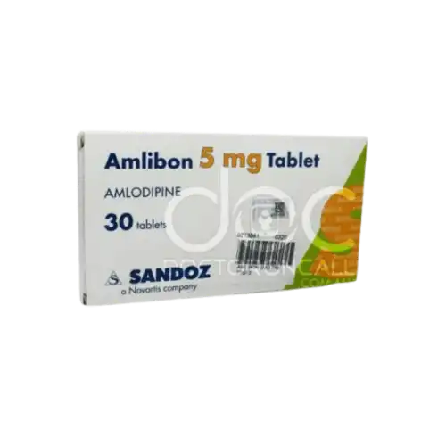 Sandoz Amlibon (Amlodipine) 5mg Tablet 10s (Strip)