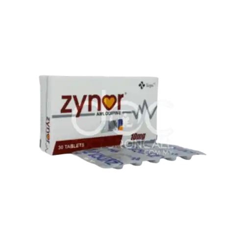 Zynor (Amlodipine) 10mg Tablet 30s (Box)