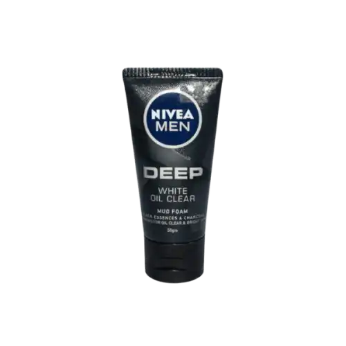 Nivea (Men) Deep White Oil Clear Mud Foam 50g