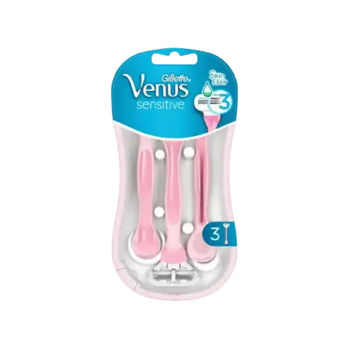 Gillette Venus Sensitive Disposible Razor 3s