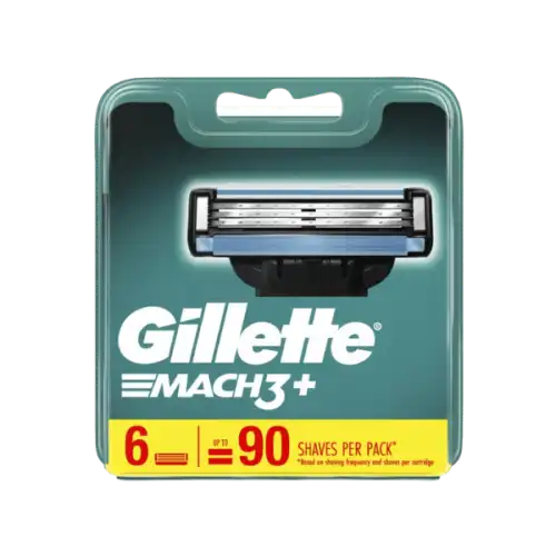 Gillette Mach3+ 6 Cartridges 6s