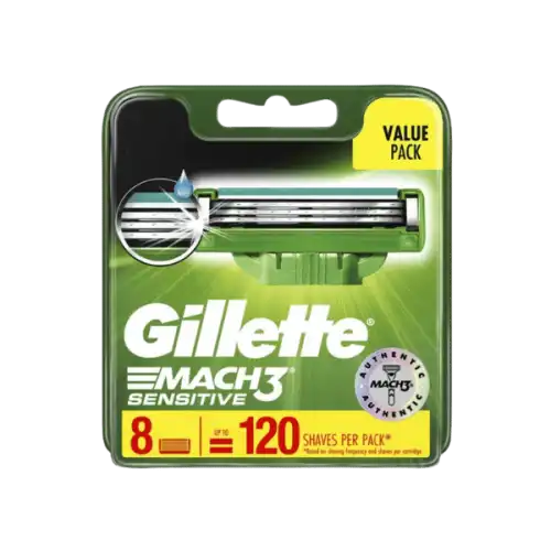 Gillette Mach3 Sensitive 8 Cartridges 8s